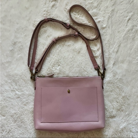 Madewell Transport Leather Crossbody Shoulder Bag in Warm Thistle - Picture 3 of 12